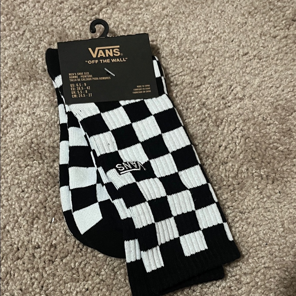 Vans Classic Checkered Casual Socks